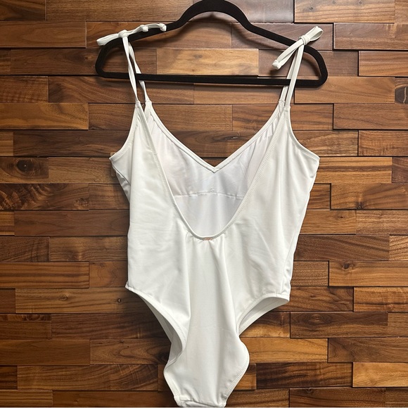 PINK - Plunge One-Piece Swimsuit - Picture 3 of 7